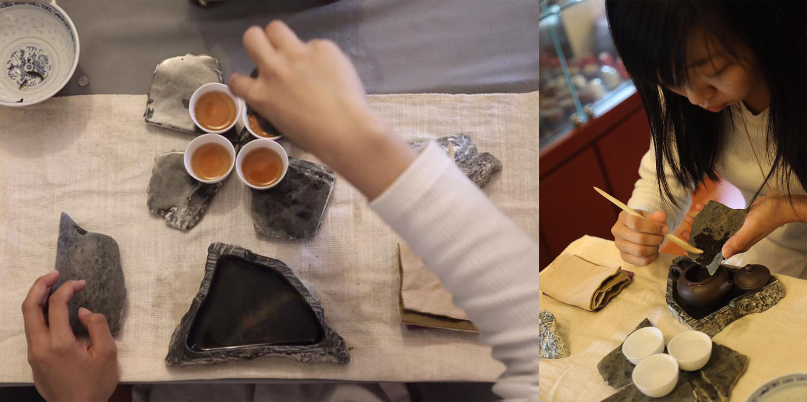 木+木 茶旅台北，0一學員 示範 潮汕工夫茶